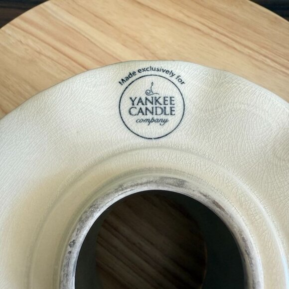 Vintage Yankee Candle Island Butterfly Large Ceramic Jar Shade Leaf & Butterfly - Picture 6 of 9